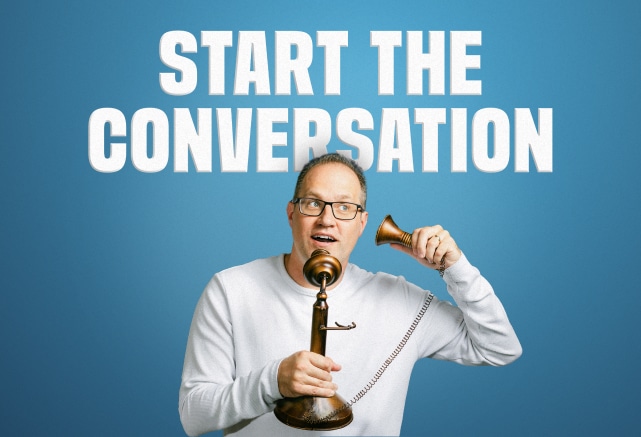 Start the conversation with Shawn